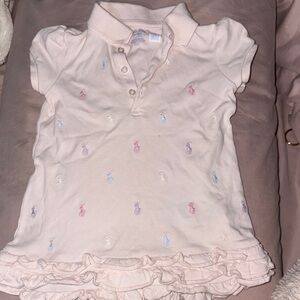 Ralph Lauren Pink Casual Dress with Elegant Design